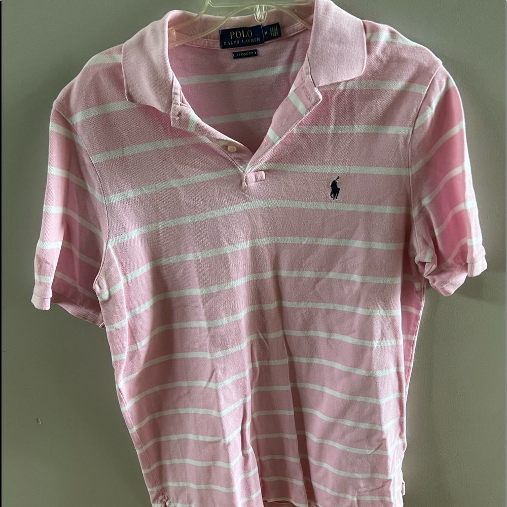 Collared polo shirt